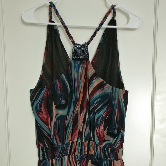 Multicolor light maxi dress - Picture 3 of 4